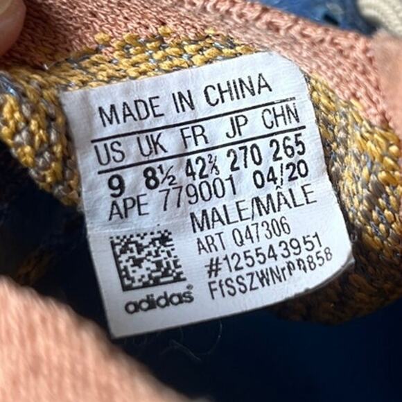 Adidas Yeezy Boost 380 'Blue Oat Reflective' Tan Sneakers No Box Size 9 - Picture 6 of 9